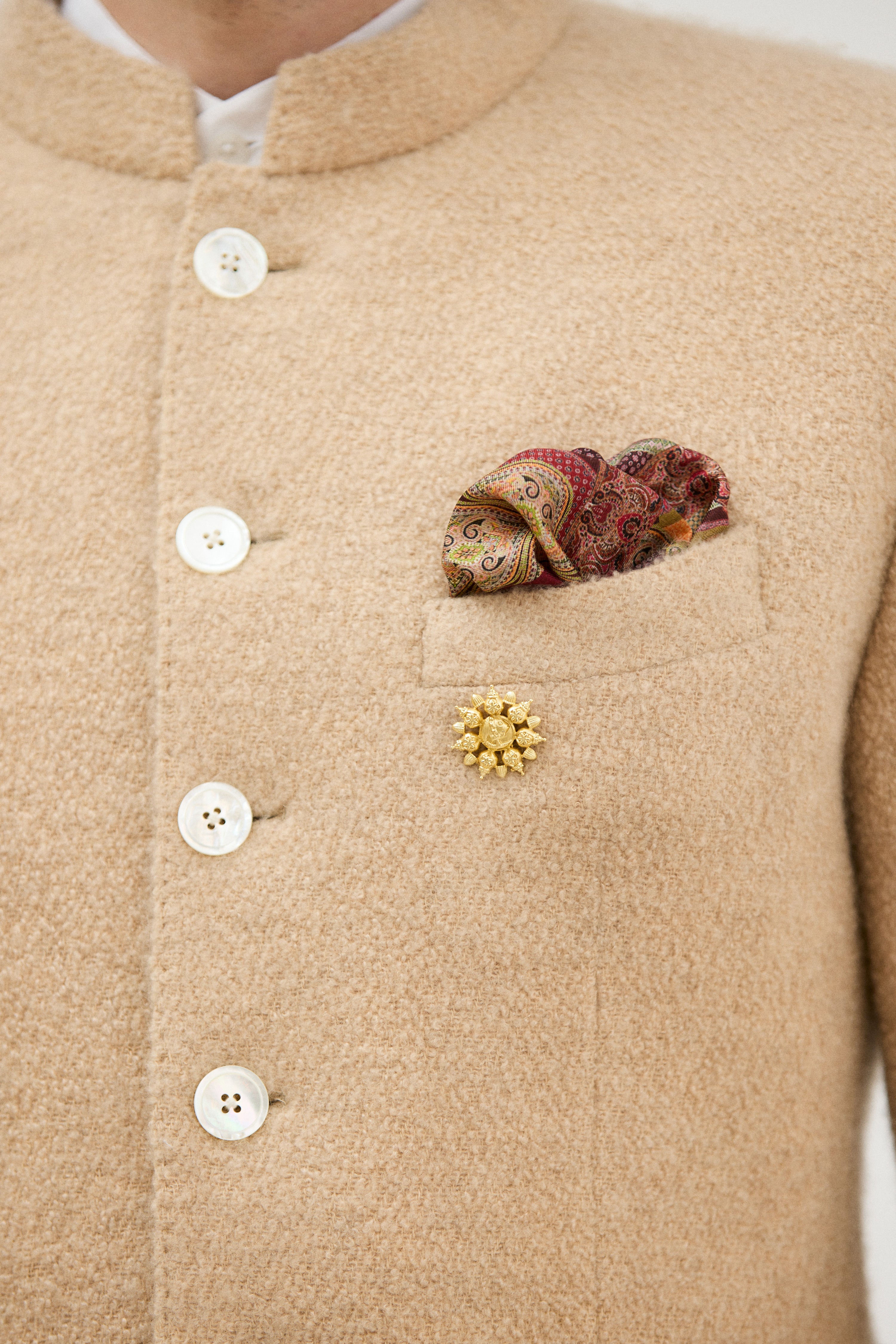 Royale Signature Pure Cashmere Bandhgala