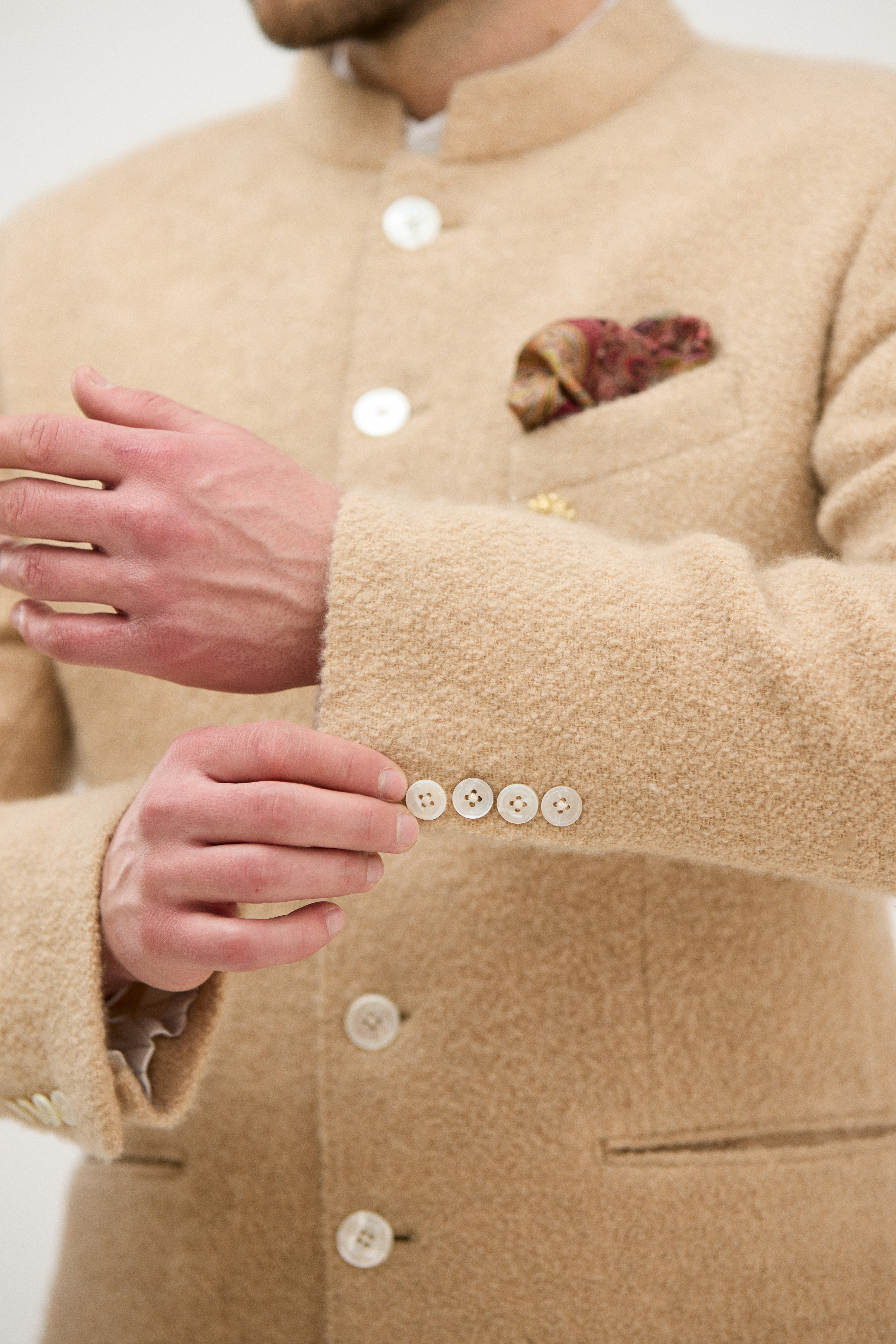 Royale Signature Pure Cashmere Bandhgala
