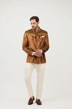 Nawab-e-Paisley Velvet Bandhgala