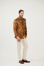 Nawab-e-Paisley Velvet Bandhgala