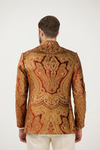 Nawab-e-Paisley Velvet Bandhgala