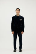 Noor-e-Velvet Zip-Closure Bandhgala