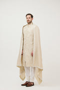 Royal Atelier All-Over Resham Bridal Sherwani With Kurta Set