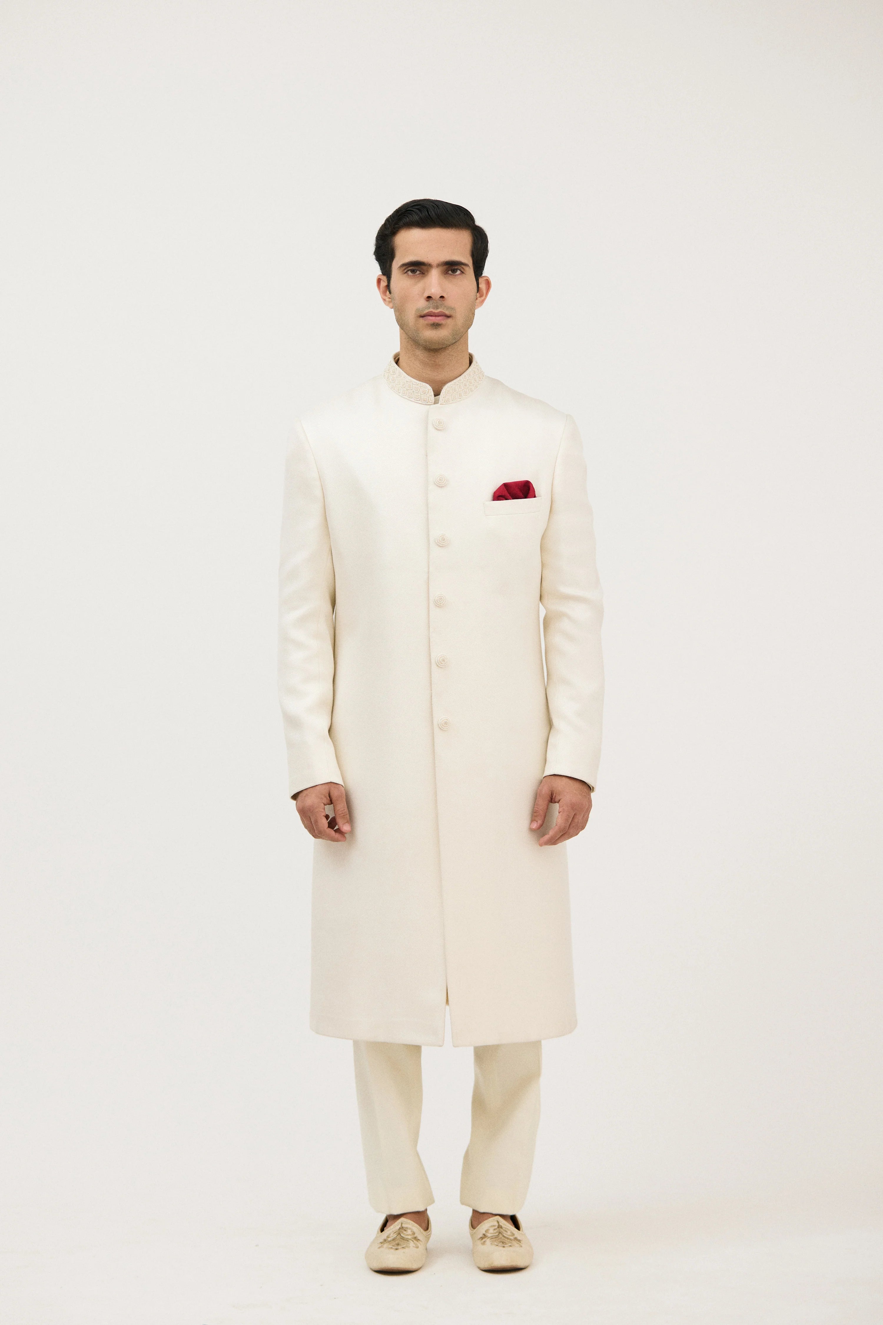 Daastaan-e Beads & French Knot Sherwani