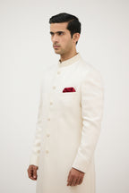 Shahi Beads Embellished French Knot Sherwani