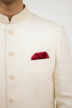 Shahi Beads Embellished French Knot Sherwani