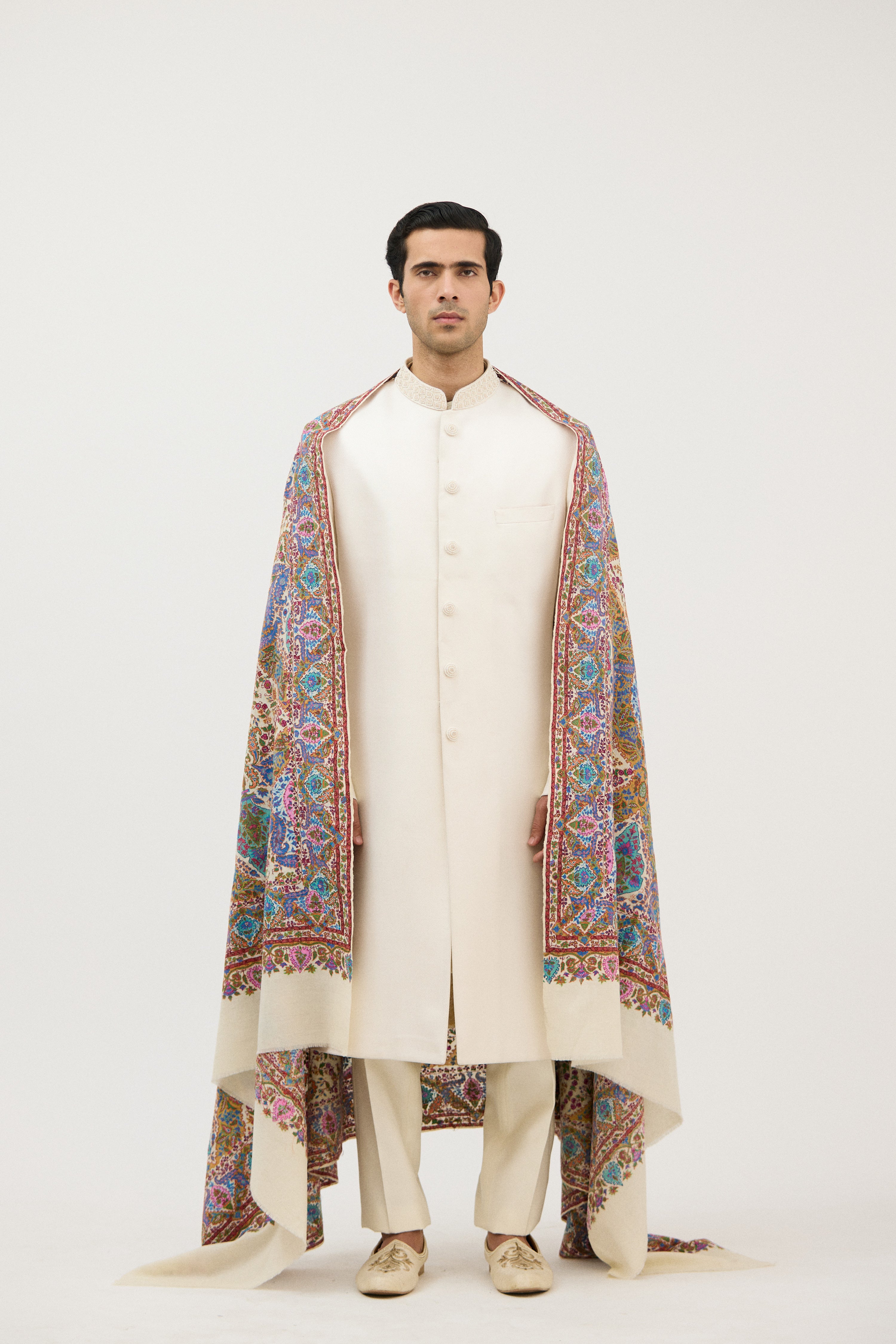 Daastaan-e Beads & French Knot Sherwani