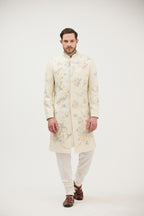 Zariya-e-Rang Resham Sherwani With Kurta Set