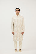 Zari Luxe Embellished Sherwani With Kurta Set