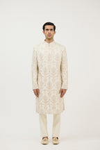 Zari Luxe Embellished Sherwani With Kurta Set