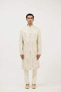 Atelier Maharaja Hand-Resham Sherwani With Kurta Set