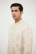 Zari Luxe Embellished Sherwani With Kurta Set