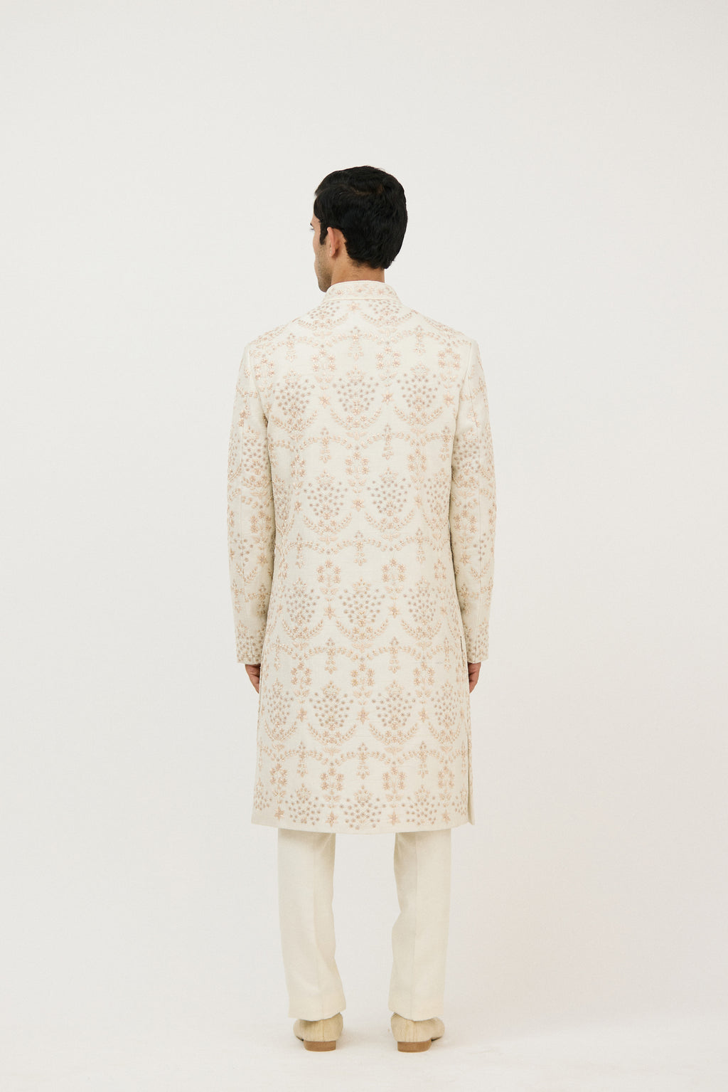 Zari Luxe Embellished Sherwani With Kurta Set