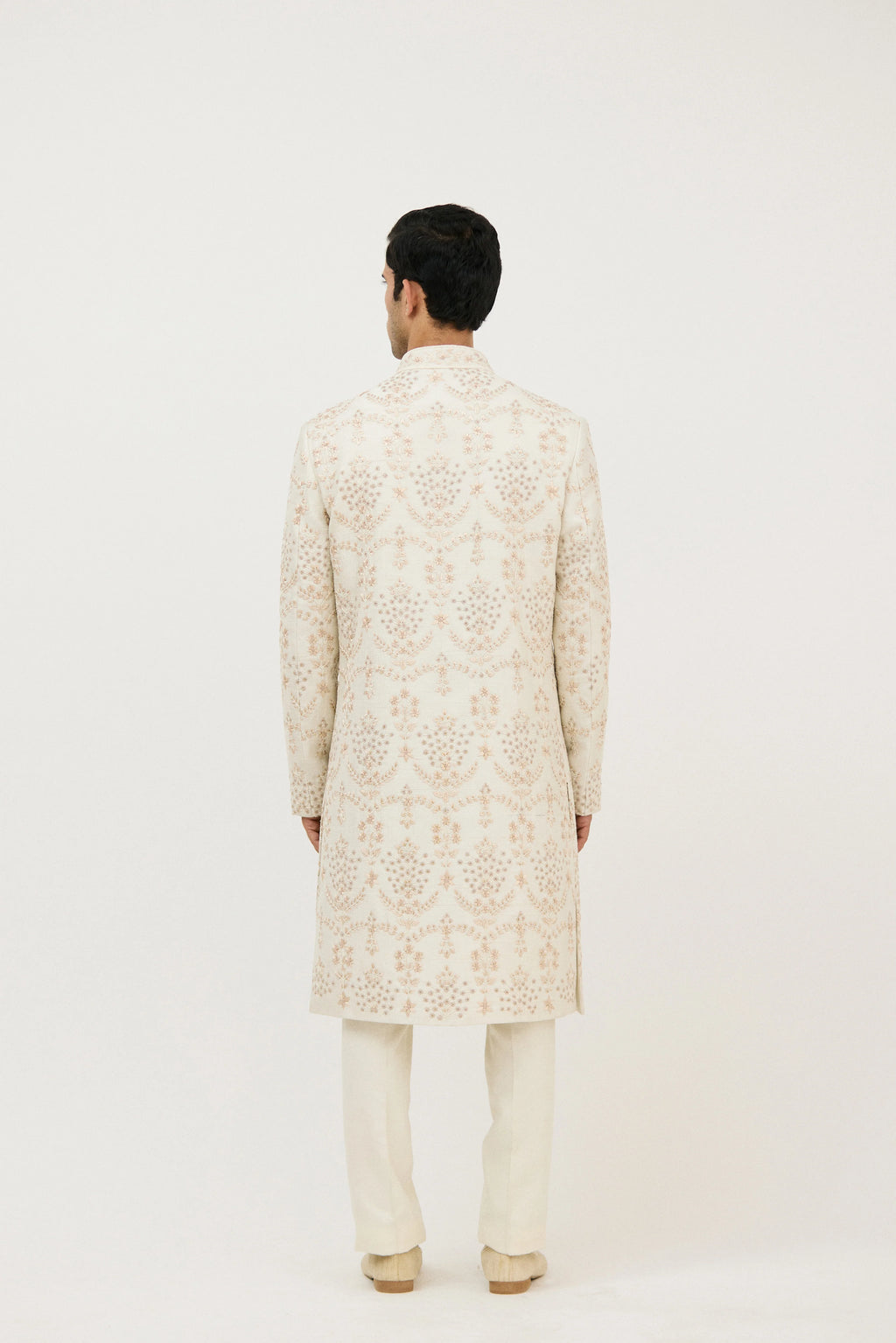 Atelier Maharaja Hand-Resham Sherwani With Kurta Set