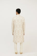 Atelier Maharaja Hand-Resham Sherwani With Kurta Set