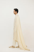 Atelier Maharaja Hand-Resham Sherwani With Kurta Set