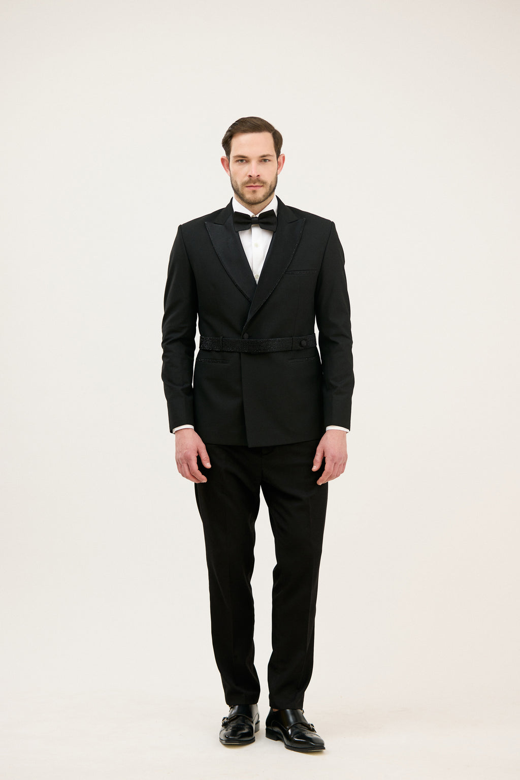 Nawab-e-Lapel Crystal Design Tuxedo