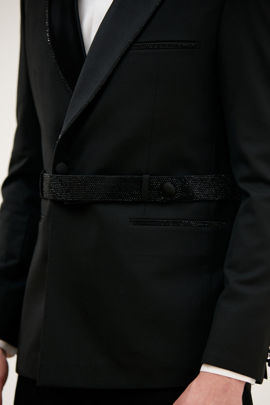 Nawab-e-Lapel Crystal Design Tuxedo