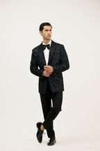 Shahi Resham Thread Jaal with Sequins Tuxedo