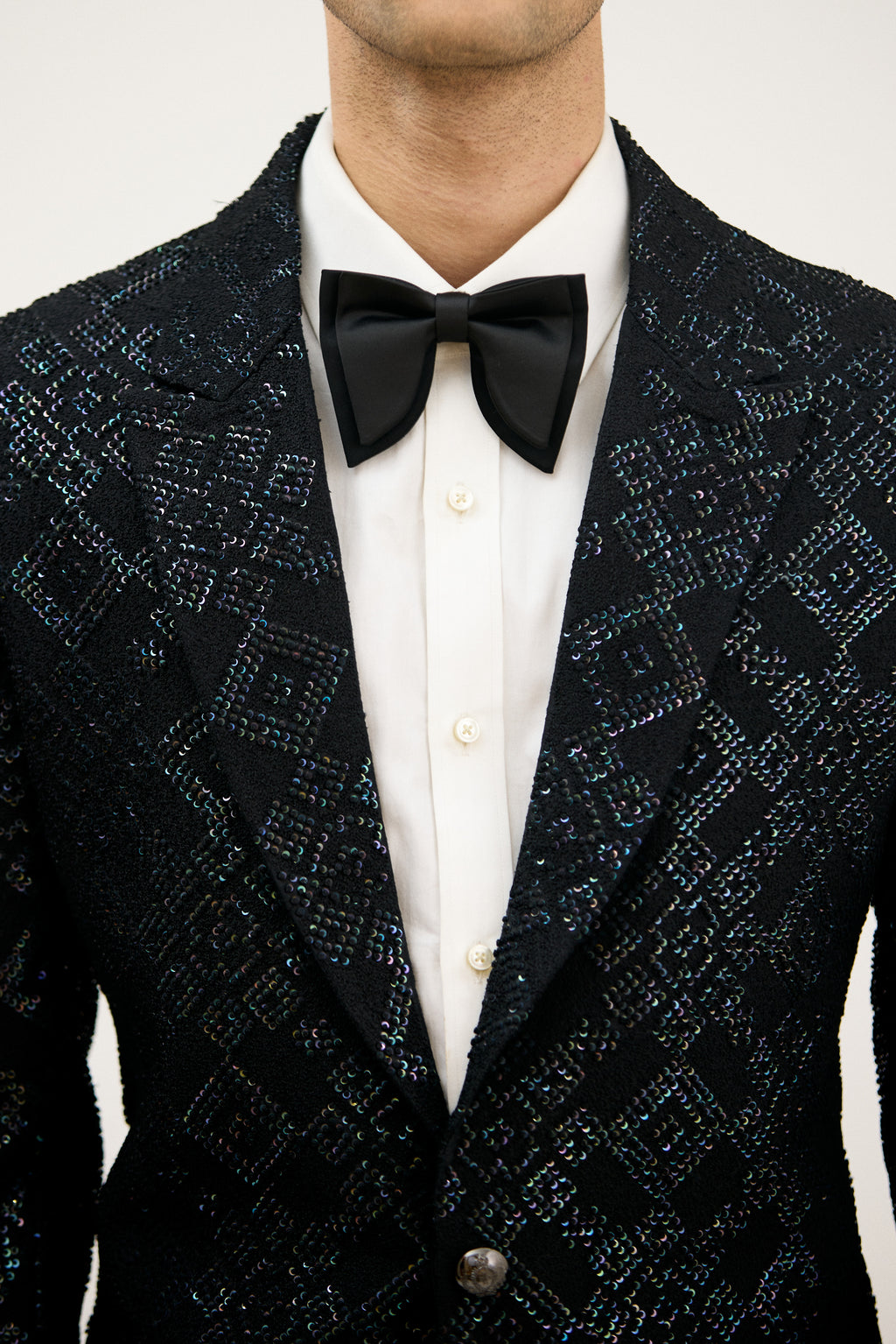 Shahi Resham Thread Jaal with Sequins Tuxedo