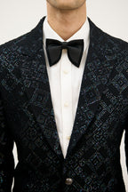 Shahi Resham Thread Jaal with Sequins Tuxedo