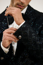 Shahi Resham Thread Jaal with Sequins Tuxedo