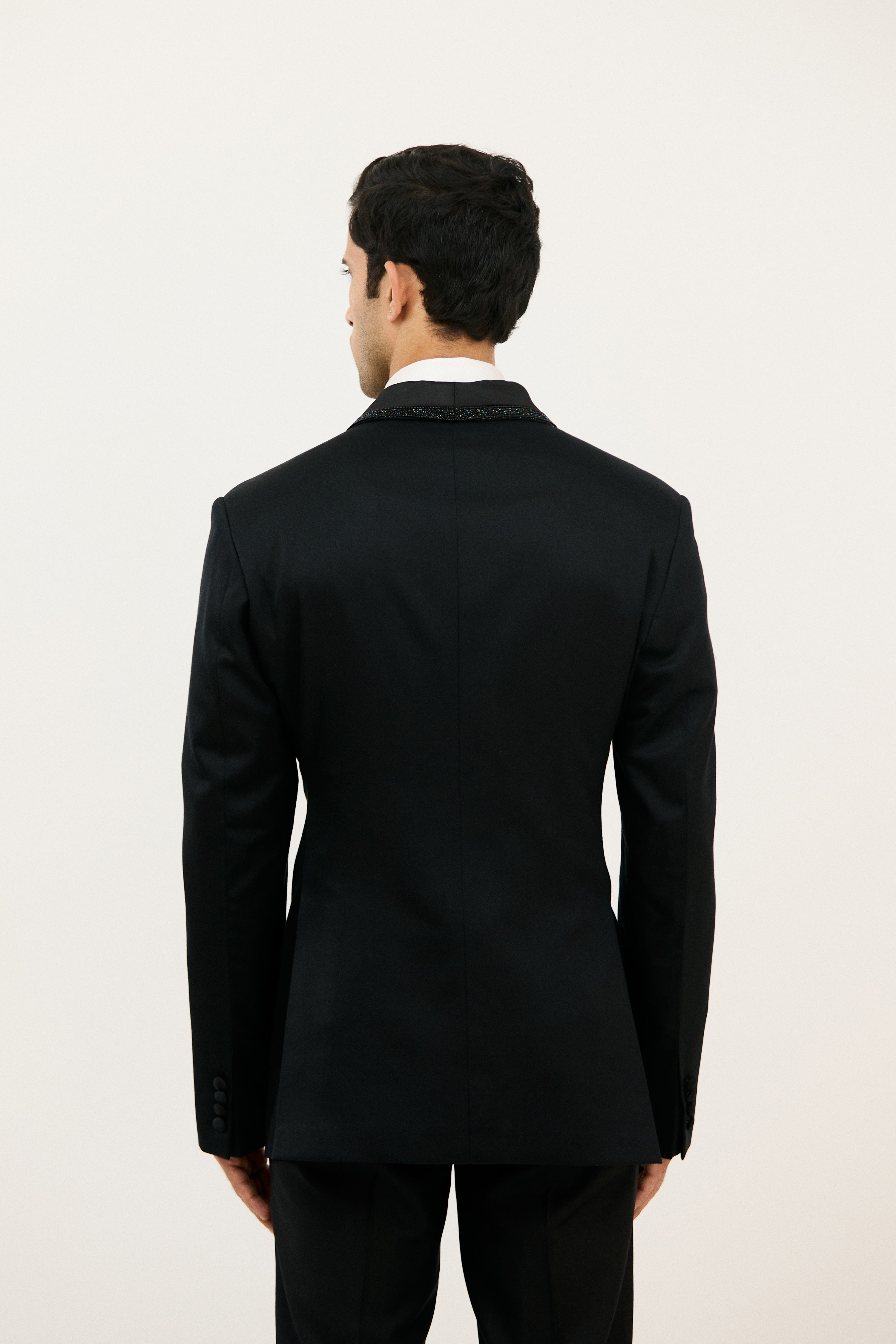 Shehzada-e-Beaded Lapel Tuxedo