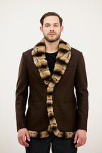 Jashn Royale Fur Blazer