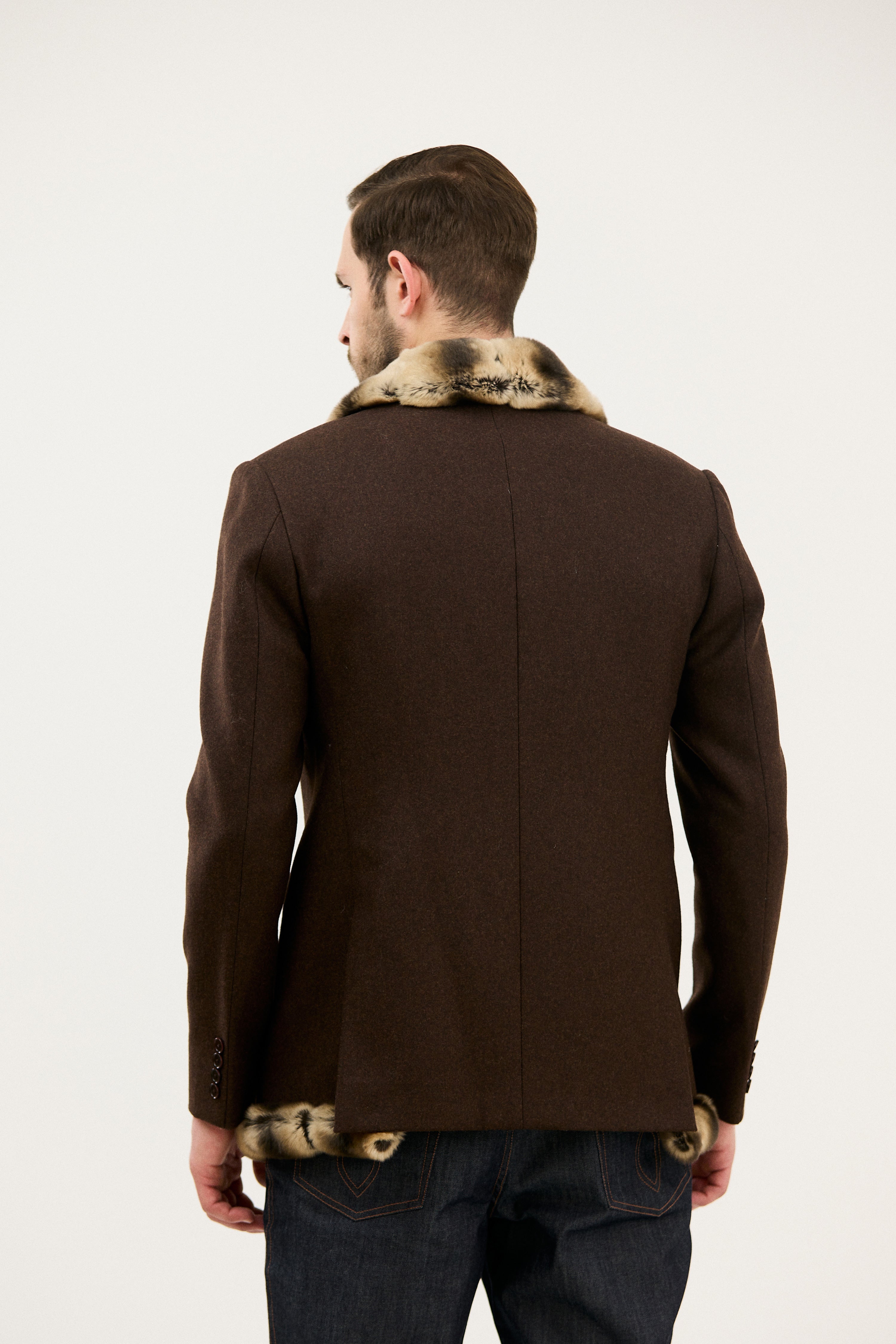 Jashn Royale Fur Blazer