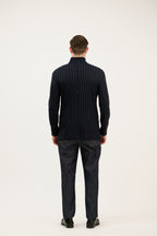 Tehzeeb High-Neck Placket Jacket