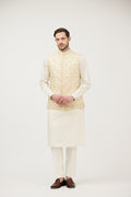 Riyal-e-Shaahi Resham Beads Nehru Jacket