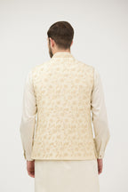 Riyal-e-Shaahi Resham Beads Nehru Jacket