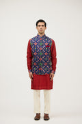 Royal Double Ikkat Patola Nehru Jacket