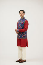Royal Double Ikkat Patola Nehru Jacket