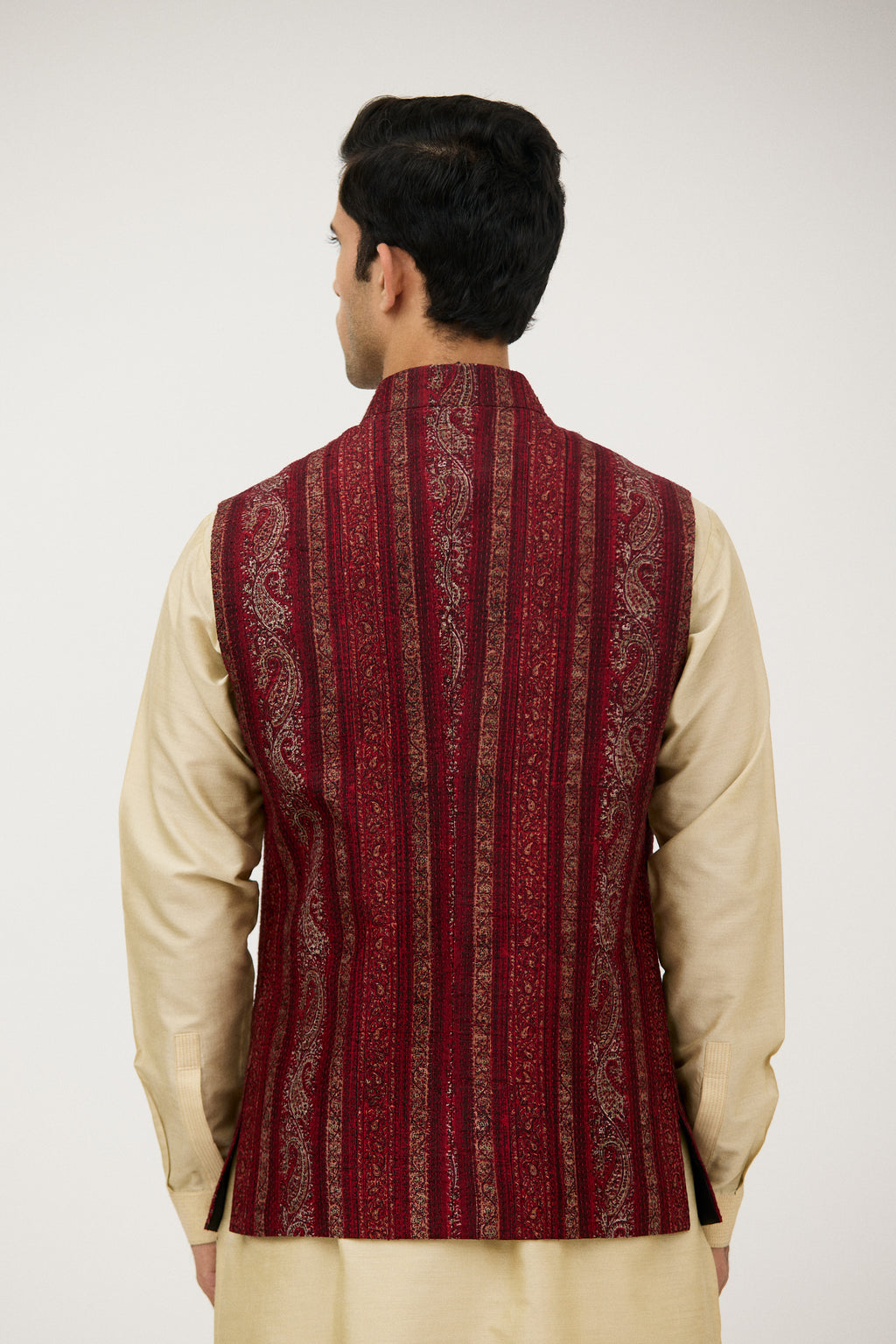 Shaam-e-Shahi Paisley Nehru Jacket