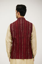 Shaam-e-Shahi Paisley Nehru Jacket