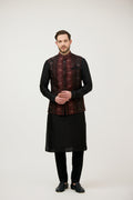 Raatrang Paisley Daghai Nehru Jacket
