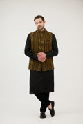 Badshahi Zar Paisley Nehru Jacket
