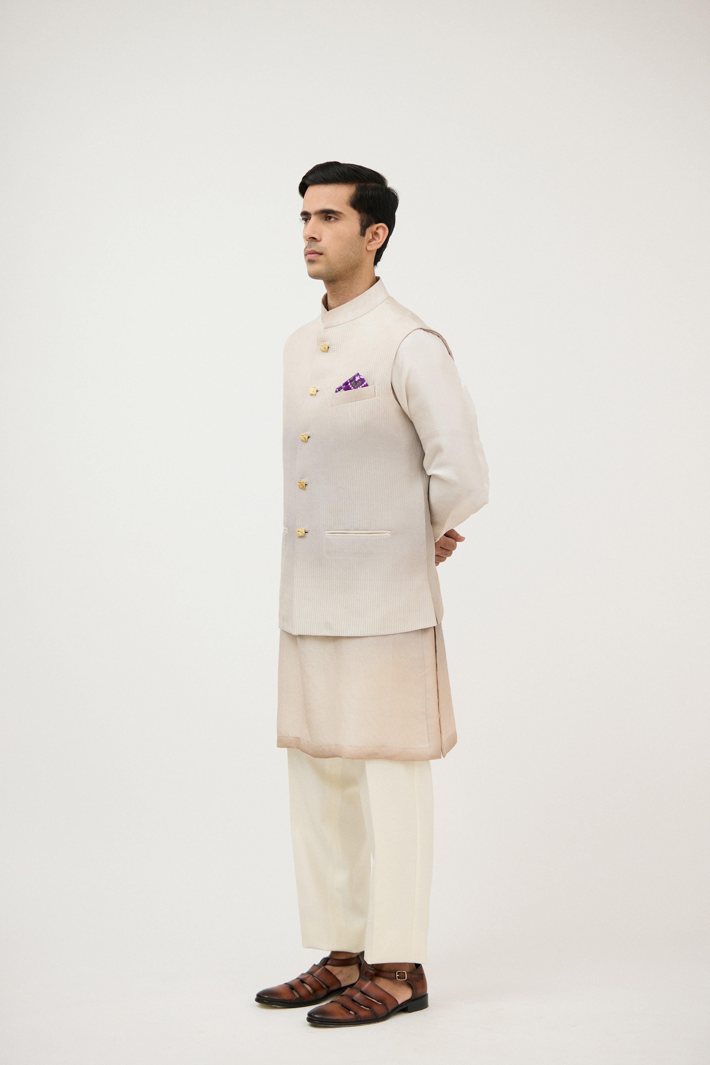 Rang Sangam Ombre Nehru Jacket