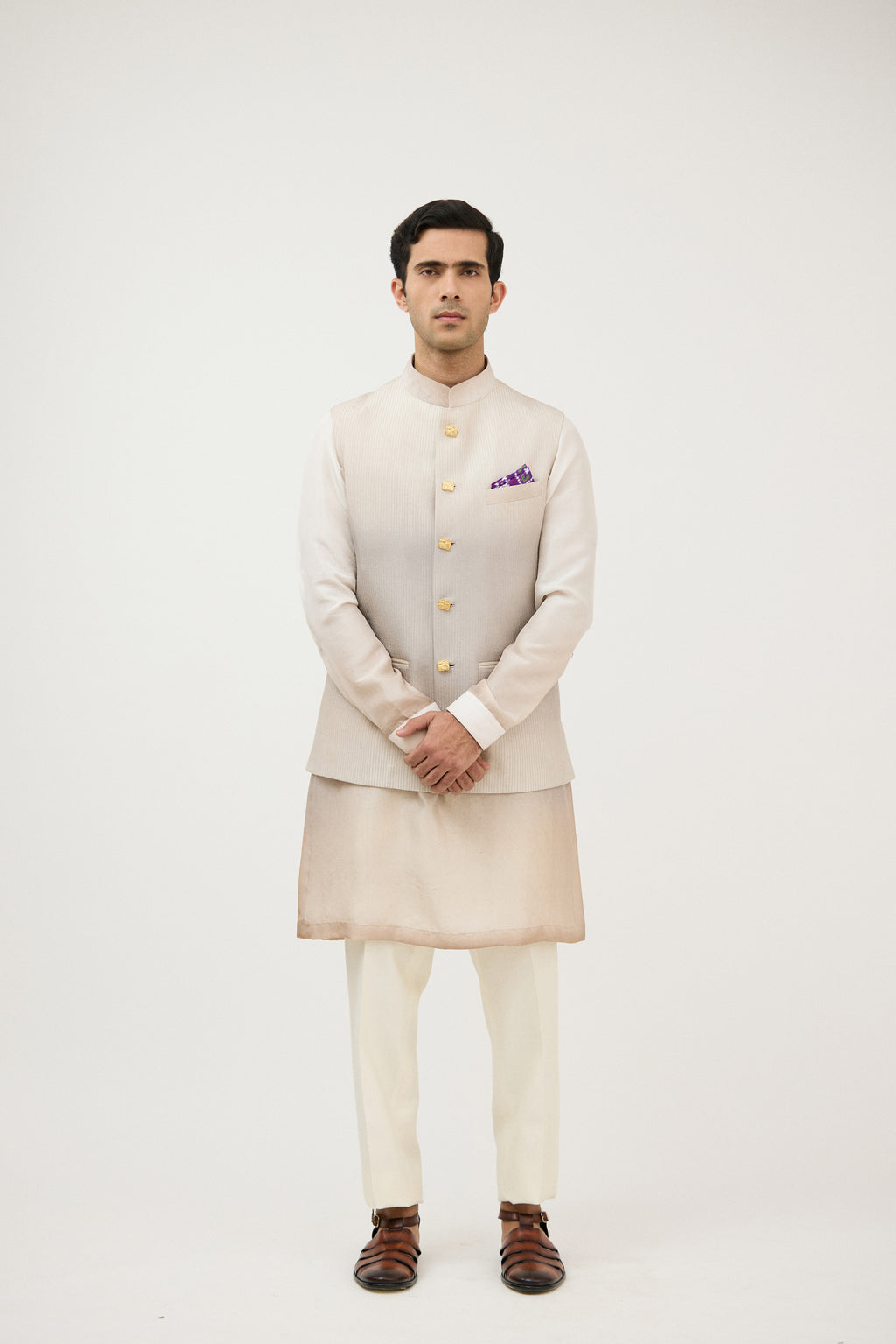 Rang Sangam Ombre Nehru Jacket