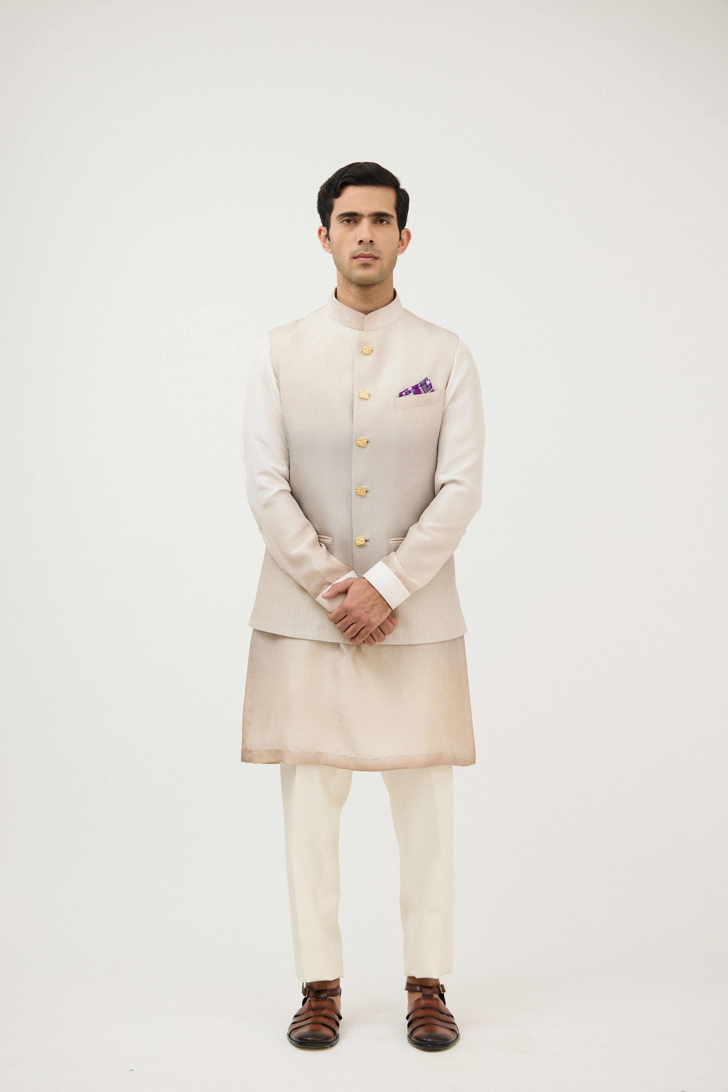 Rang Sangam Ombre Nehru Jacket