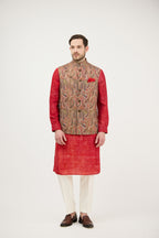 Zardozi Paisley Nehru Jacket